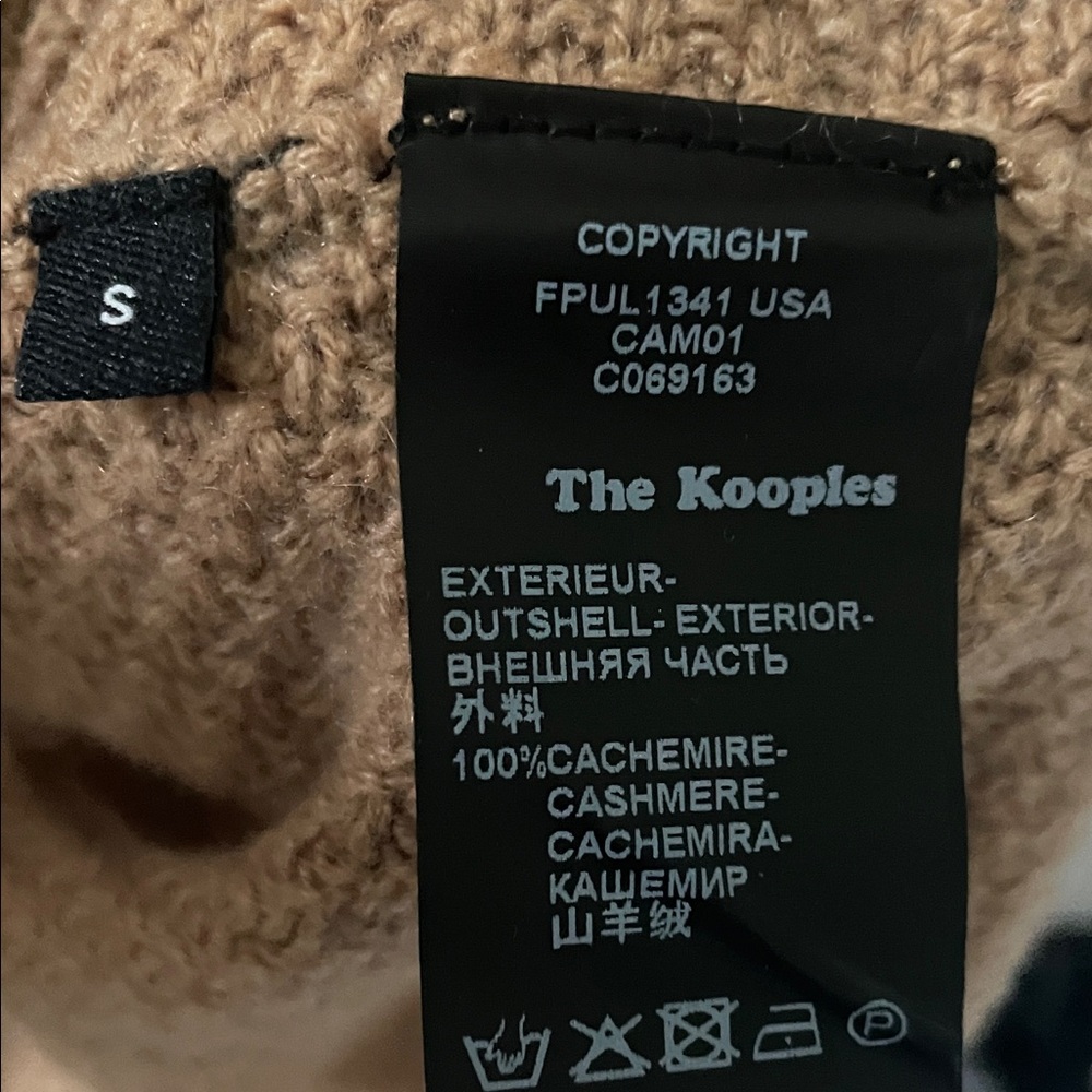 The Kooples Women's Cashmere Camel Sweater - Picture 3 of 5